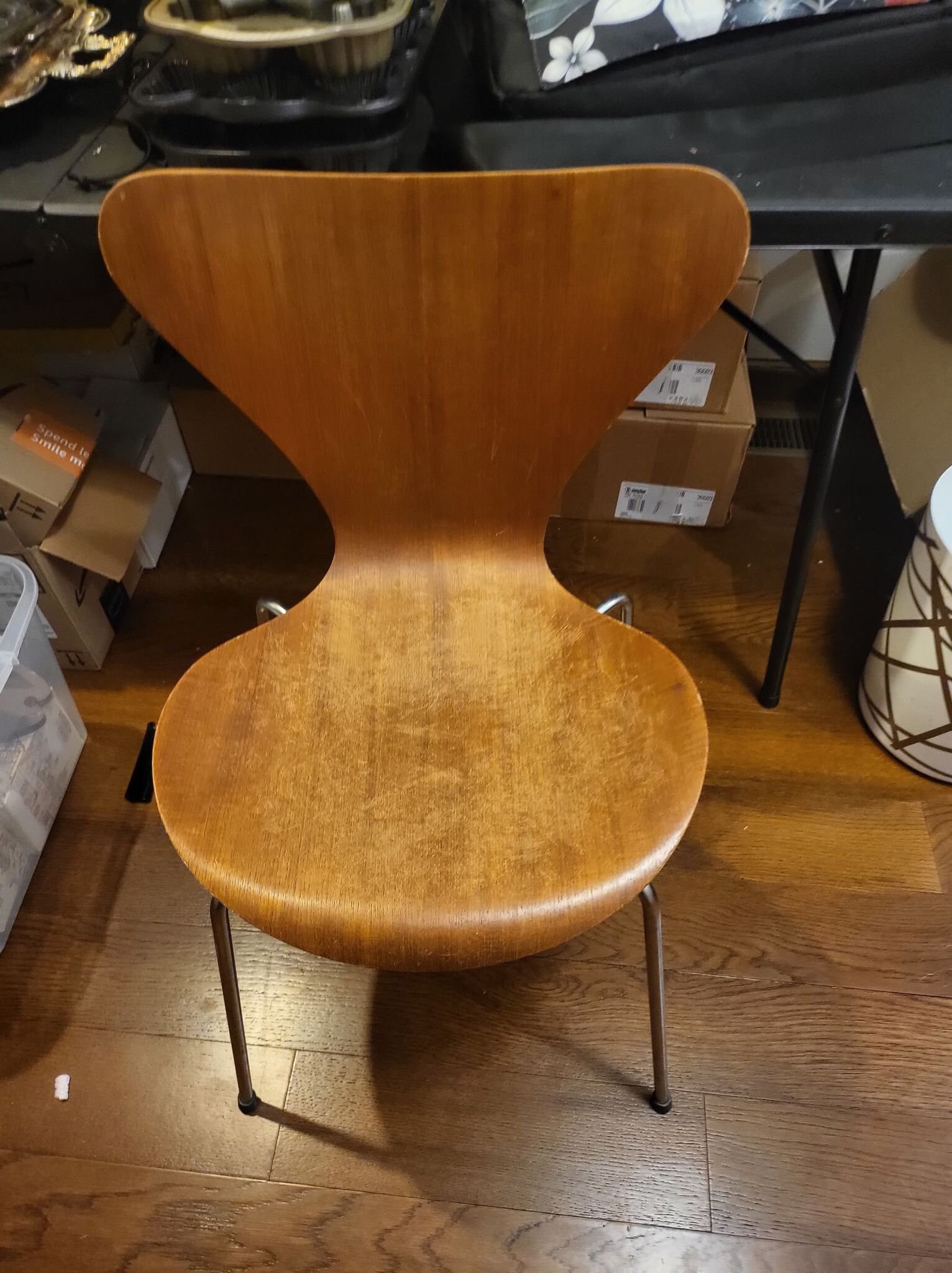 椅子 Arne Jacobsen 3170 Teak FRITZ HANSEN Arne Jacobsen 3170 Teak FRITZ HANSEN - メルカリ