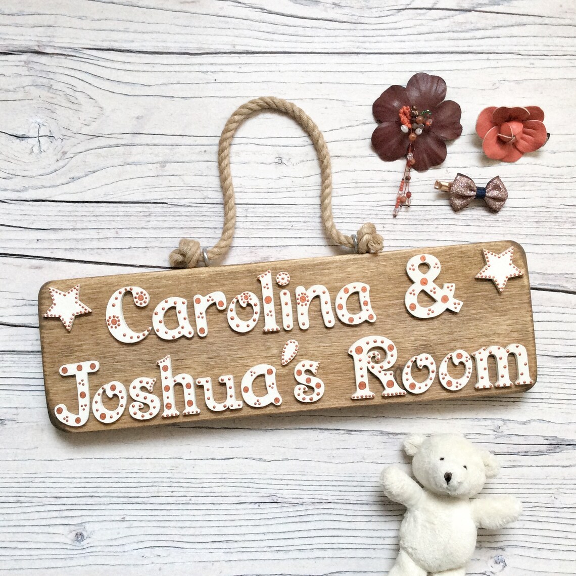 Bedroom door plaque Personalised bedroom door sign Gift | Etsy