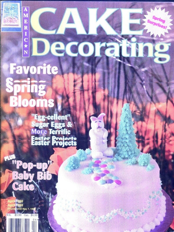 Magazine 058 American Cake Decoratig Sugarcraft Recipes Back Etsy