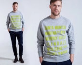 Сlassic camiseta de los hombres minimalista de melange con impresión de caracteres de nombres de calles de Los Angeles en algodón