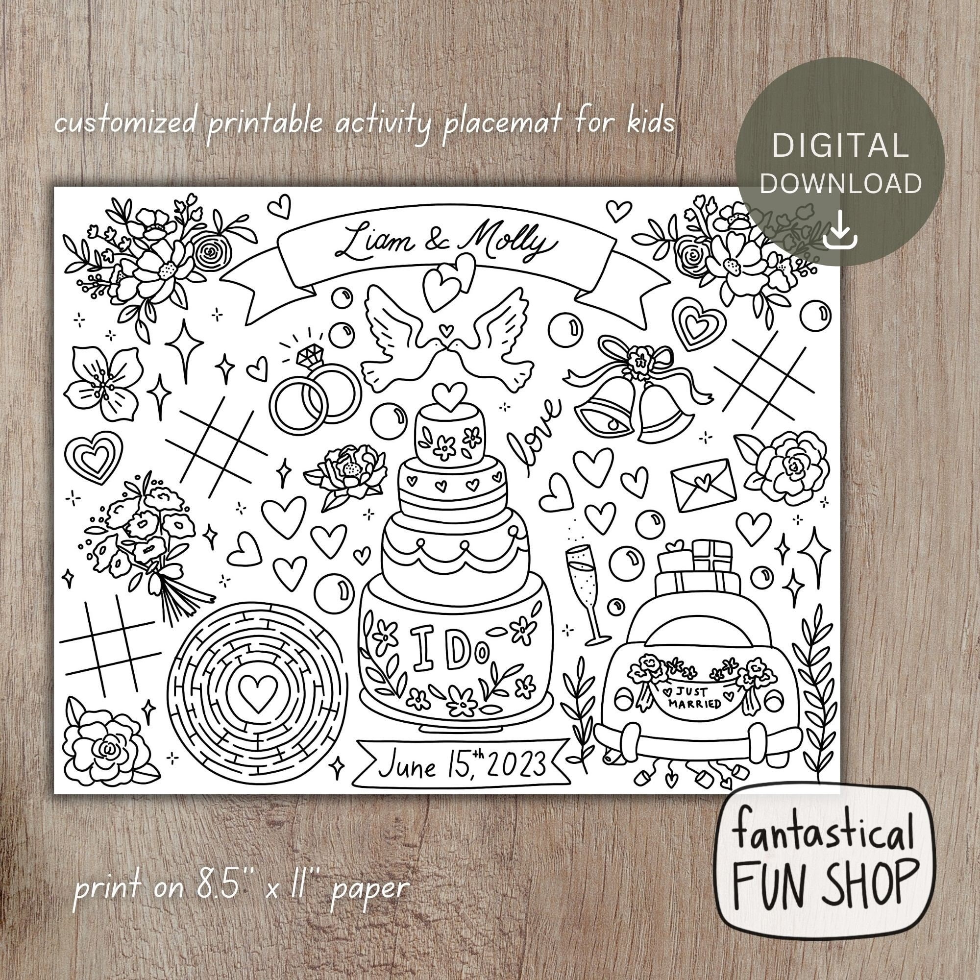 17 Wedding Coloring Pages for Kids Who Love to Dream About Their Big Day –  SheKnows