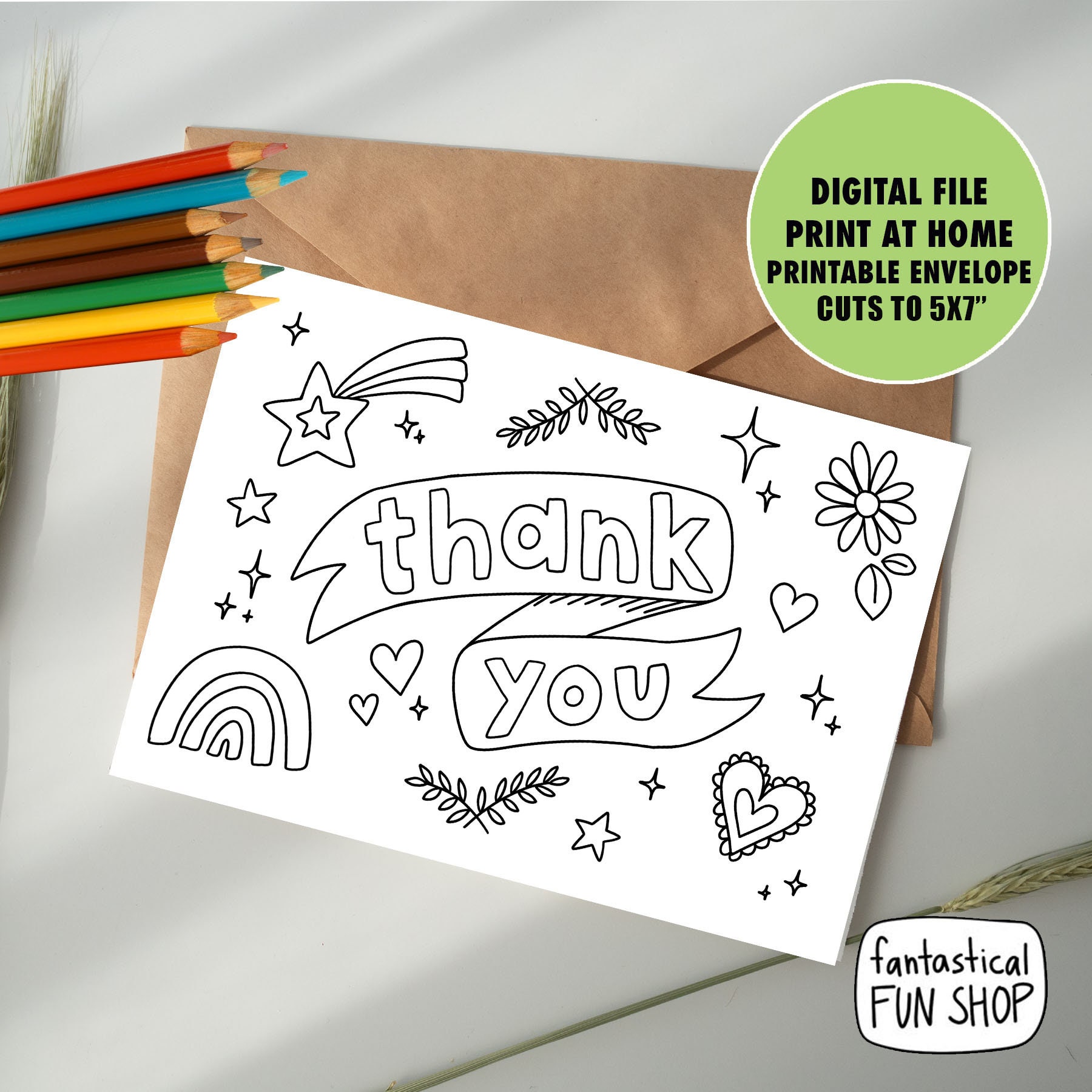 Thank You Cards Template For Children Thank You Cards Template For Children
