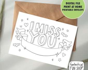 Well Miss You Card Printable