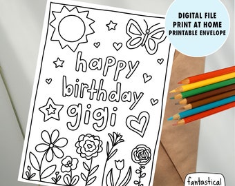 5 x 7 FLAT CARD Mothers Day Cards To the world you are GIGI but to your family you are the world Beach GIGI Card Godmother 5 x 7 FLAT CARD Mothers Day Cards To the world you are GIGI but to your family you are the world Beach GIGI Card Godmother
