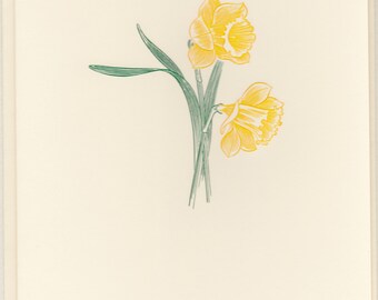 DAFFODOL Fold Over Note