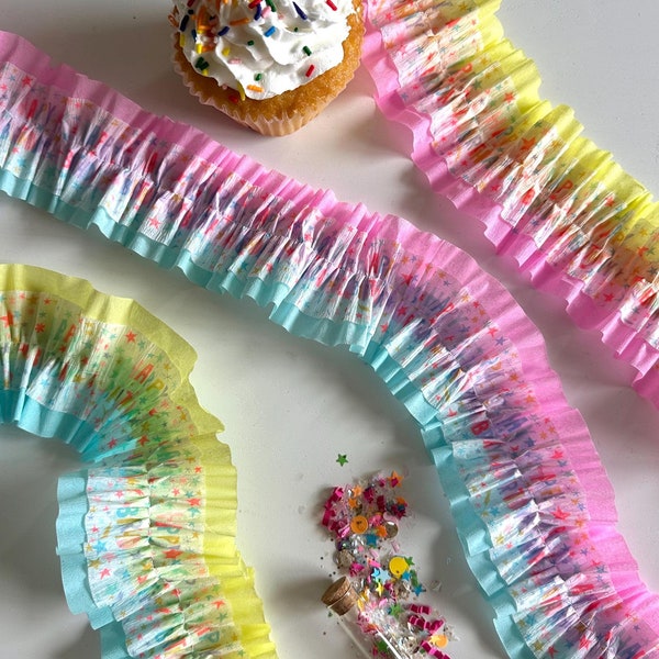 Party Streamers, Crepe Paper Garland, Birthday Decorations