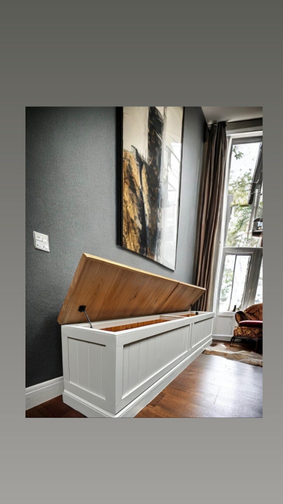 Farmhouse bench cheap storage