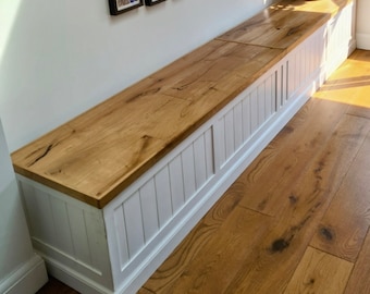 Farmhouse storage Bench