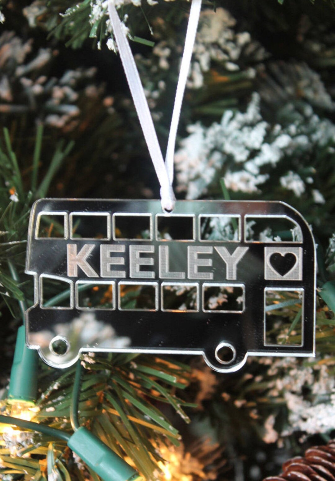 Personalised LONDON ROUTEMASTER BUS Christmas Tree Decoration Etsy