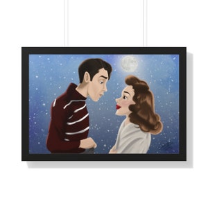 George Lassos the Moon Framed Print