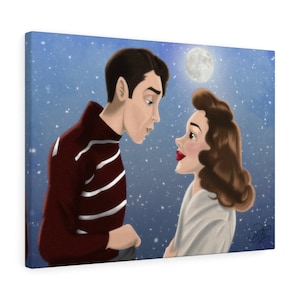 George Lassos the Moon Canvas