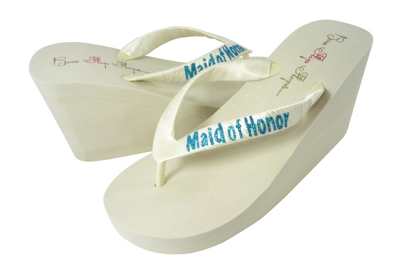 matron of honor flip flops