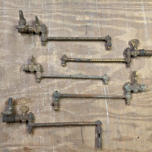 LOT of 5 Ornate Gas Light Arms - Set A.