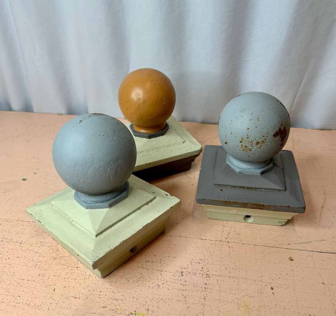 Cast Iron Newel Post Cap Etsy