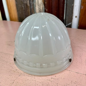 Frosted White Glass Globe Shade - Vintage!