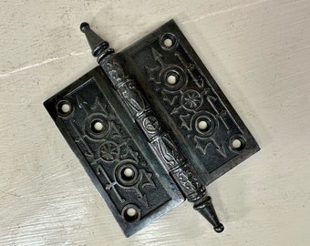 Antique Victorian Cast Iron Hinge