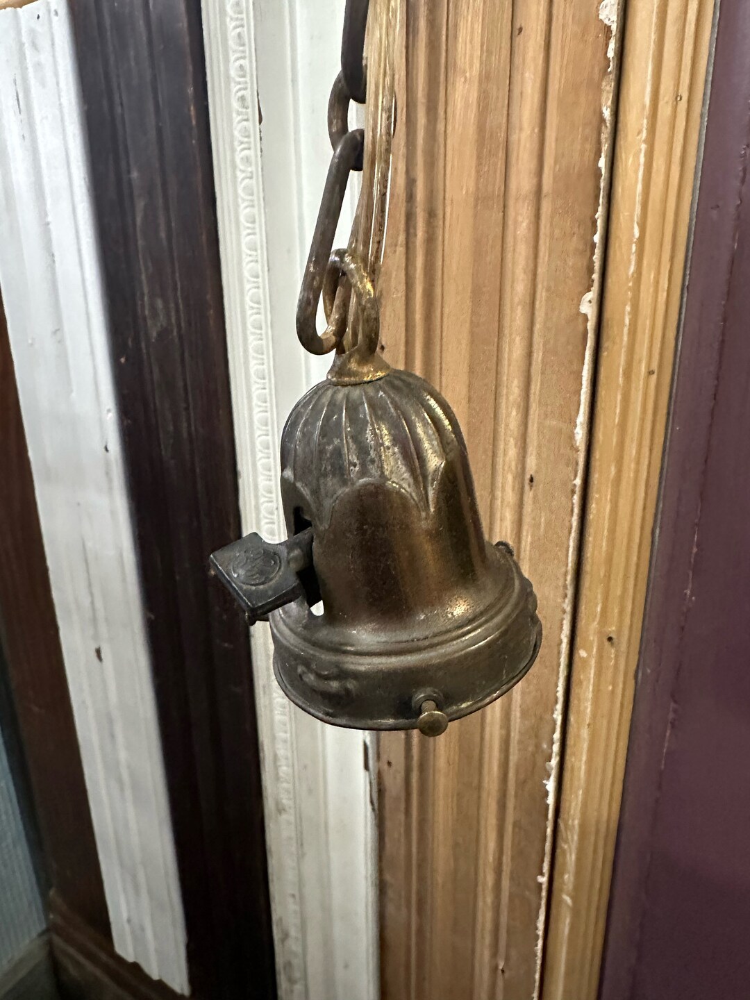 Antique Brass Pendant Light - Etsy