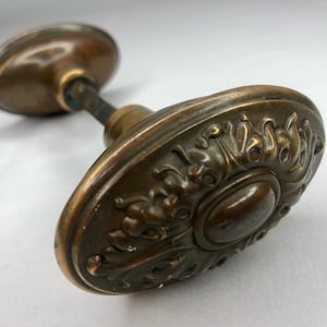 Brass Door Knob Set &quot;Coruna&quot; by P&F Corbin