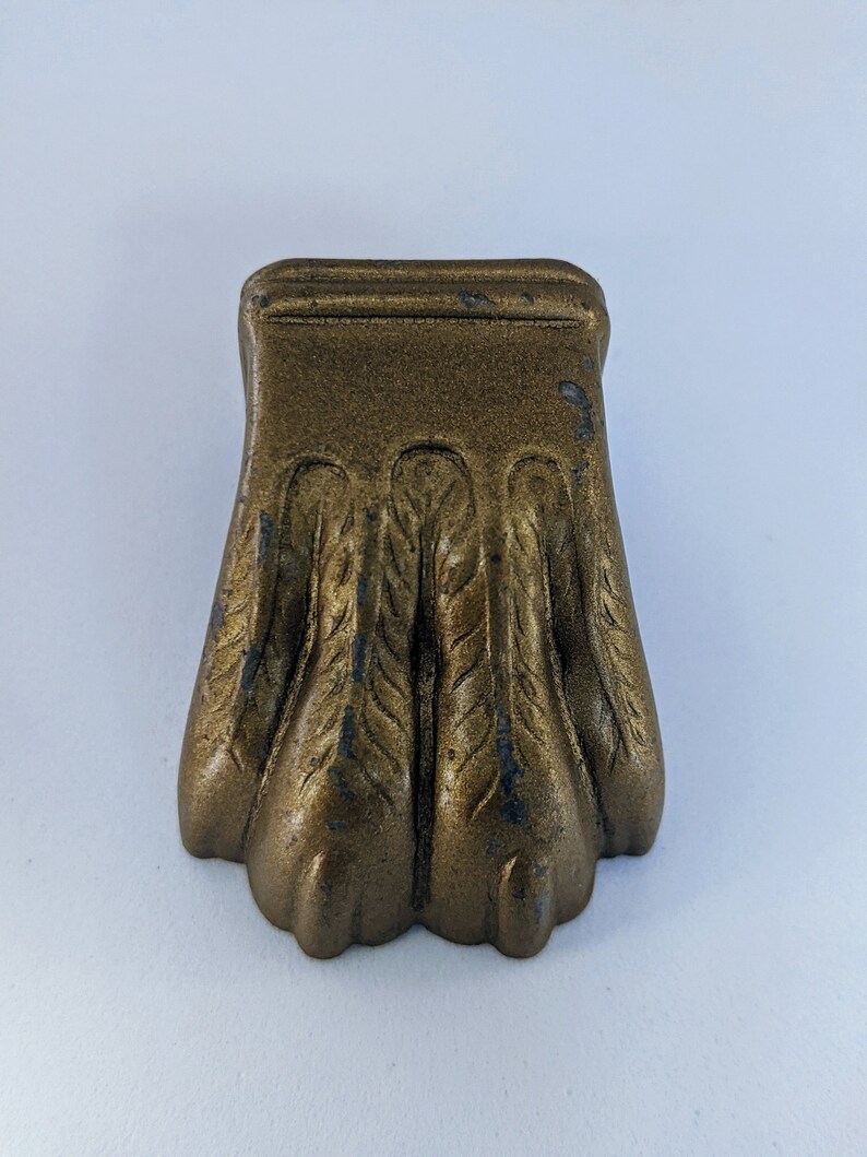 Claw Foot Toe Cap stamped brass new old stock Etsy