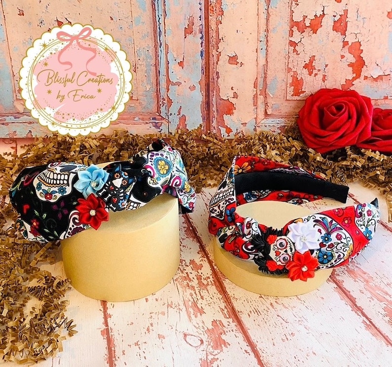 Dia De Los Muertos(day of the Dead)headbands. Sugar Skulls Headbands ...