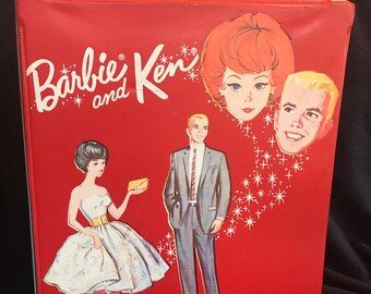 barbie and ken carrying case 1963