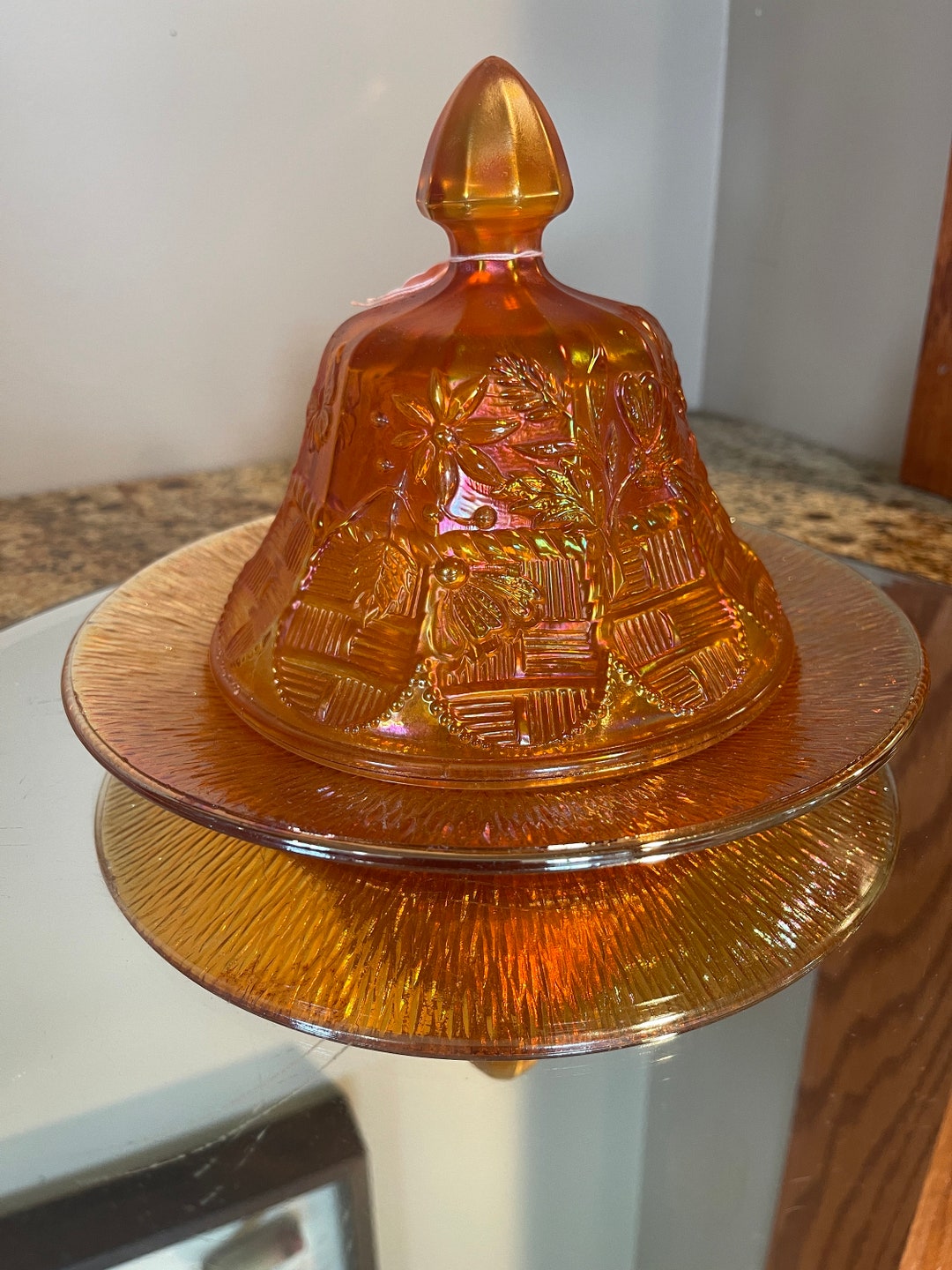 Vintage “pumpkins in Springtime” Butter Dome - Etsy