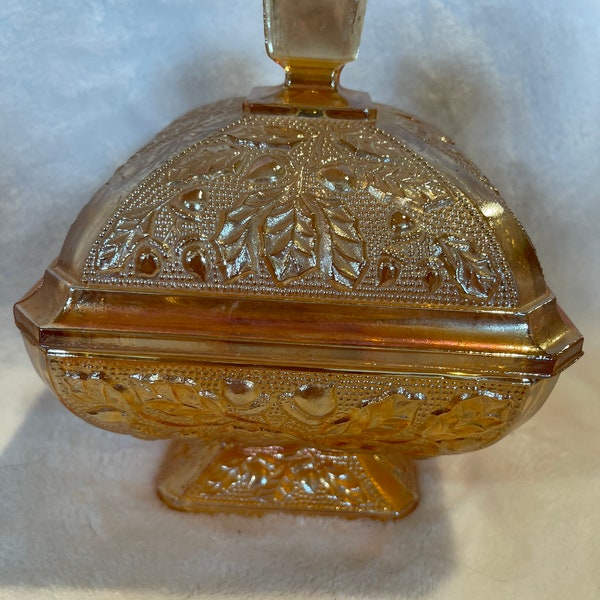 Carnival Glass Candy Dish Etsy