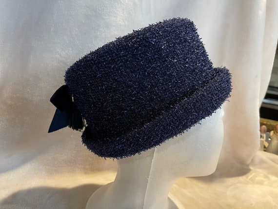Vintage Synthetic Straw Hat - image 5