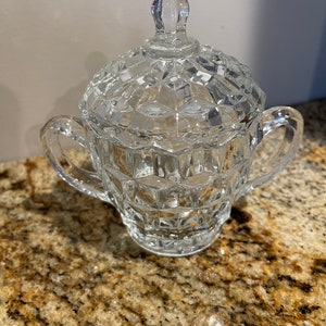 Vintage Fostoria Sugar Bowl
