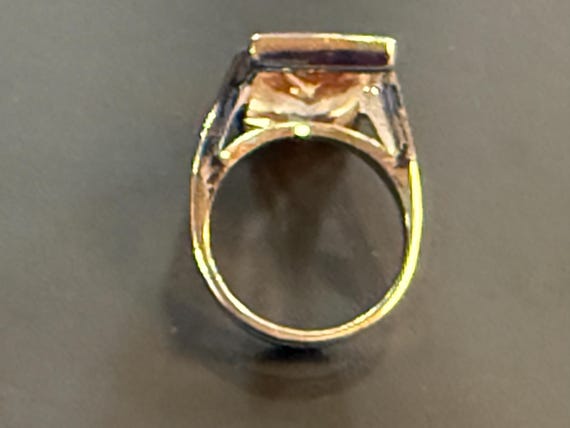 Vintage Gemstone Silver Ring - image 14