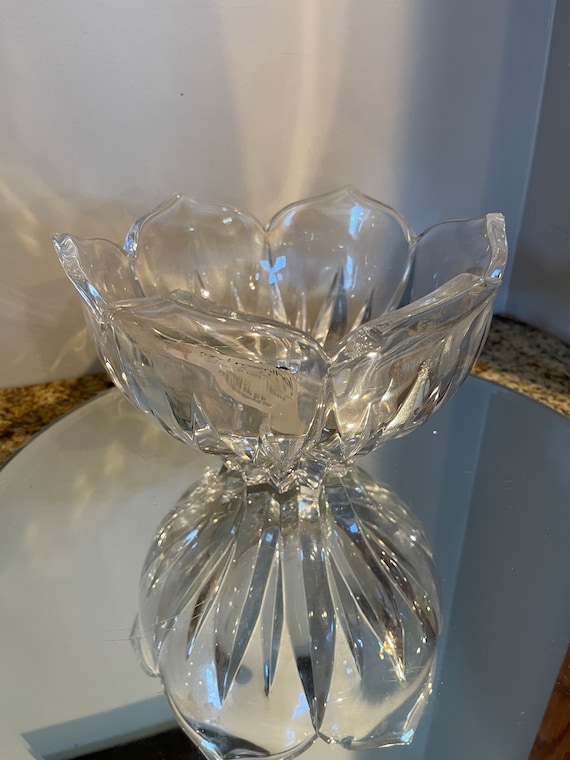 【ONEIDA】バトラートレー / ギャラリートレー 59cm 大判 Vintage Oneida Crystal Bowl - Etsy