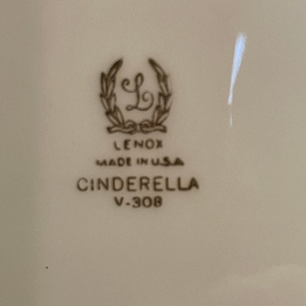Vintage Lenox “Cinderella“ Salad Plates