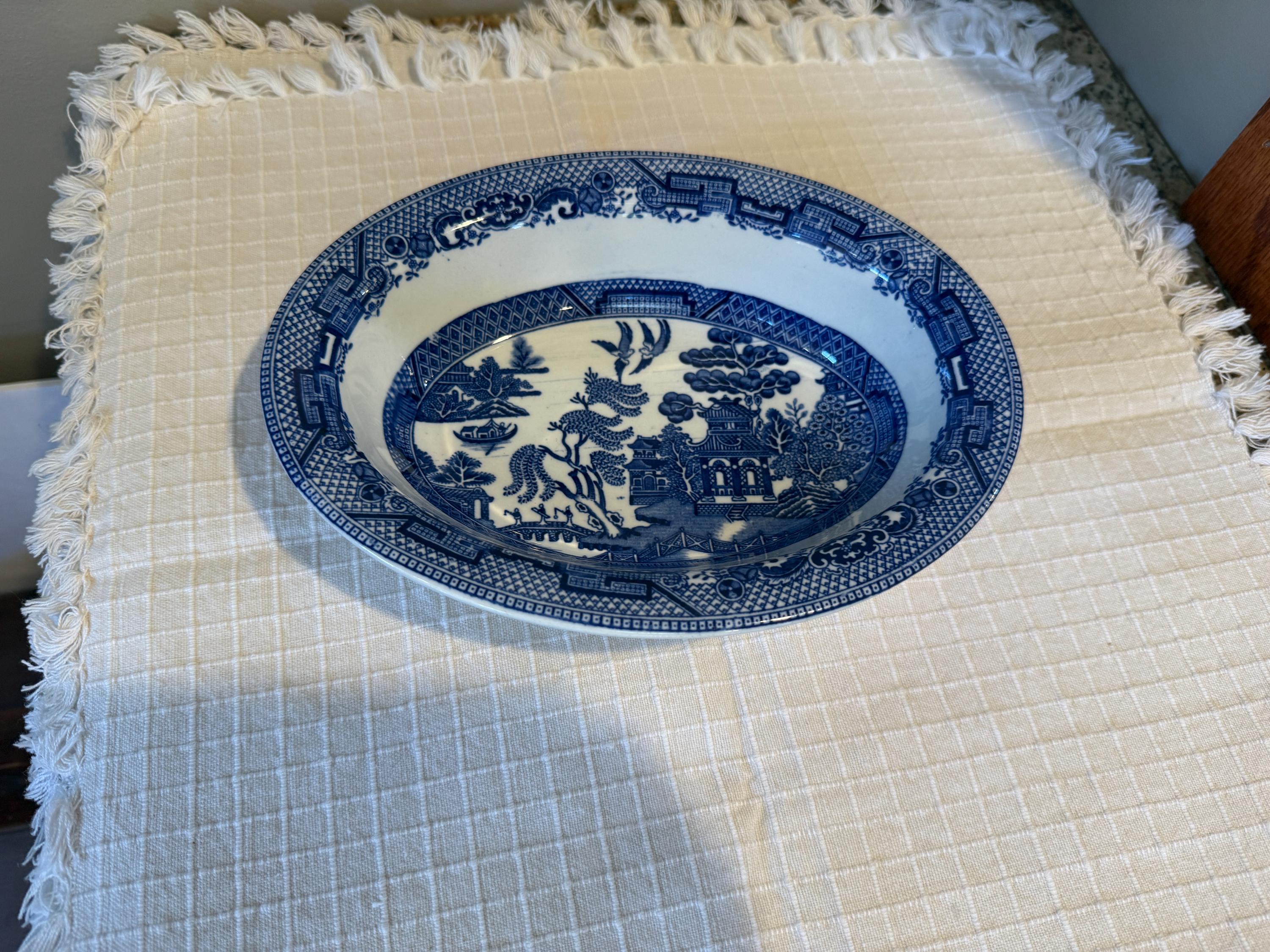 Antique Wood and Sons Woods Ware Willow Pattern Bowl - Etsy