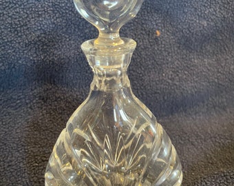Vintage Lead Crystal Perfume Bottle