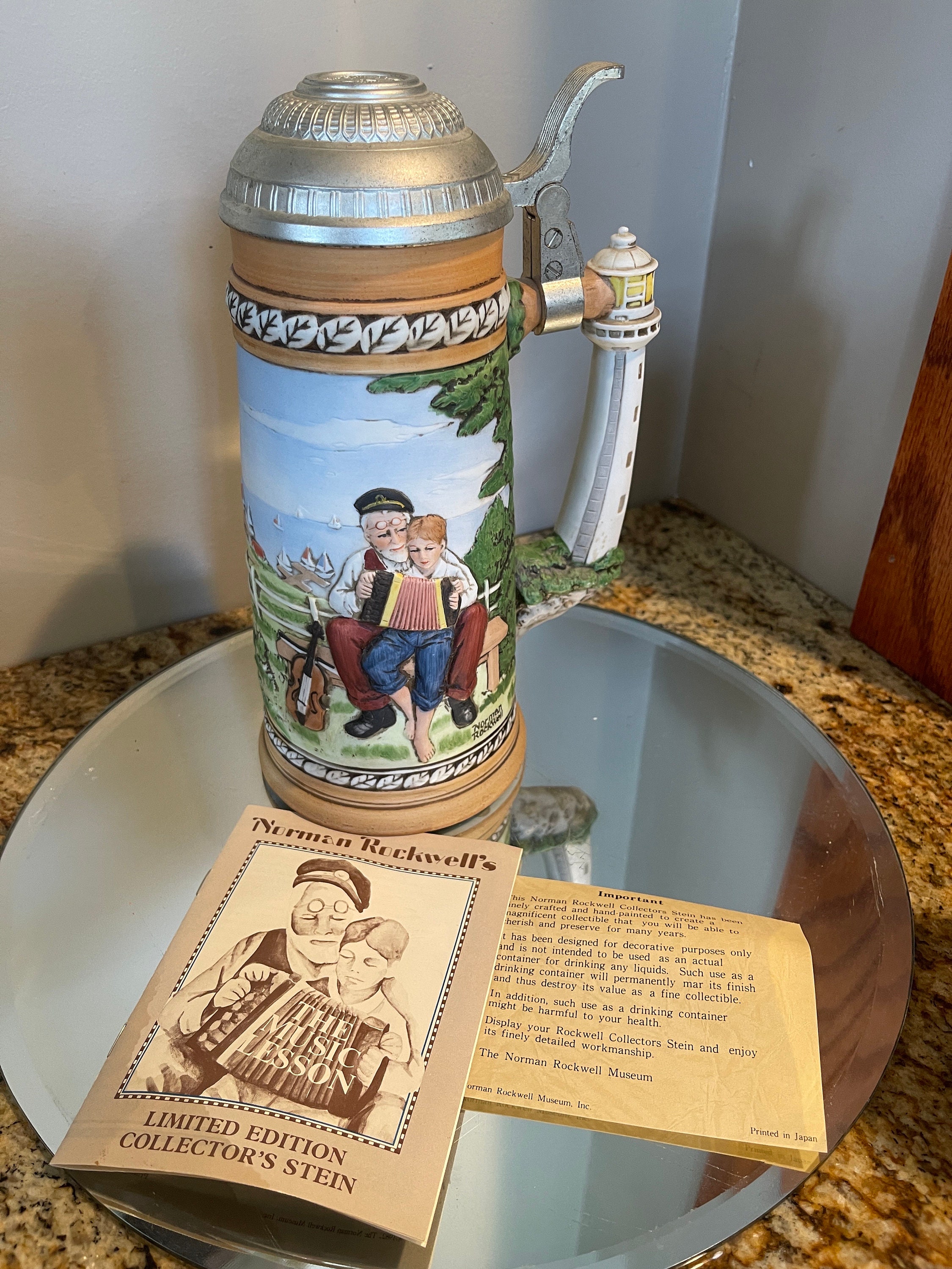 Vintage Norman Rockwell “for A Good Boy” Stein - Etsy