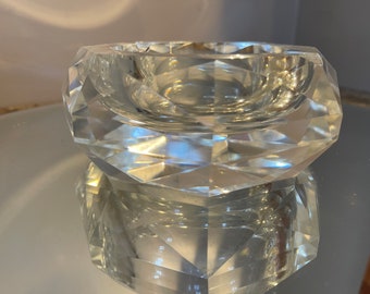 Vintage Crystal Ashtray