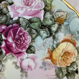 Vintage Rose Plate - Etsy