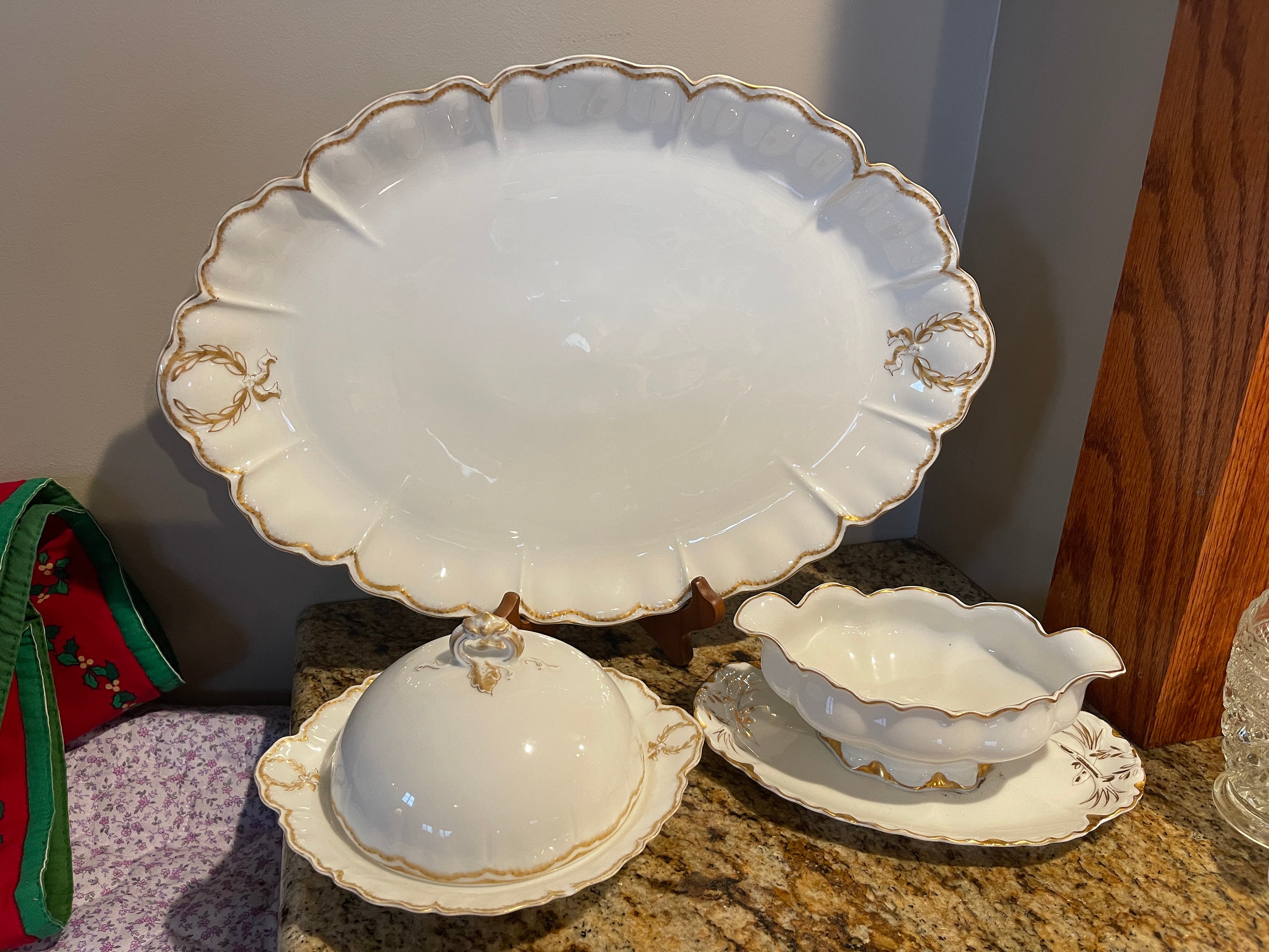 最適な価格 Antique Haviland Limoges-3 Pieces - Etsy 食器