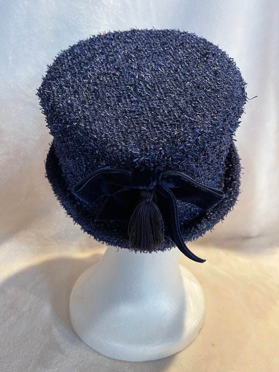 Vintage Synthetic Straw Hat - image 6