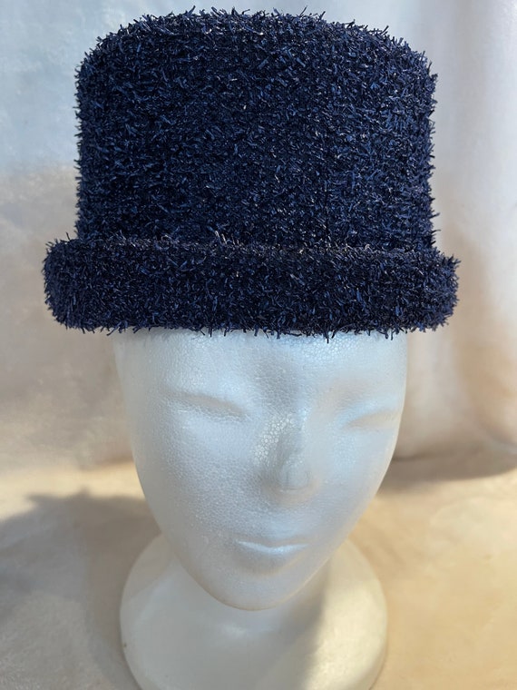 Vintage Synthetic Straw Hat - image 7