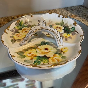 Vintage Vcagco Divided Dish with Handle
