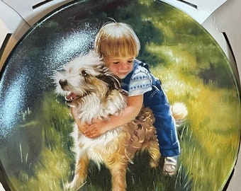 Vintage Miniature Zolan Plate “backyard Buddies' - Etsy