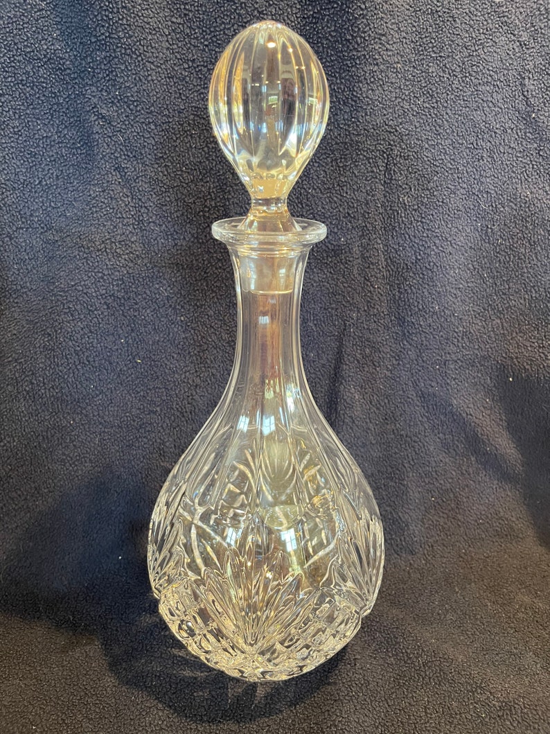 Vintage Crystal Decanter Etsy