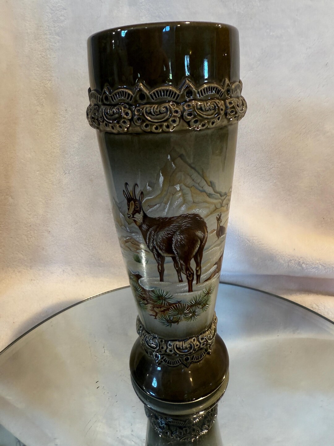 Vintage Hand-painted King Beer Stein - Etsy