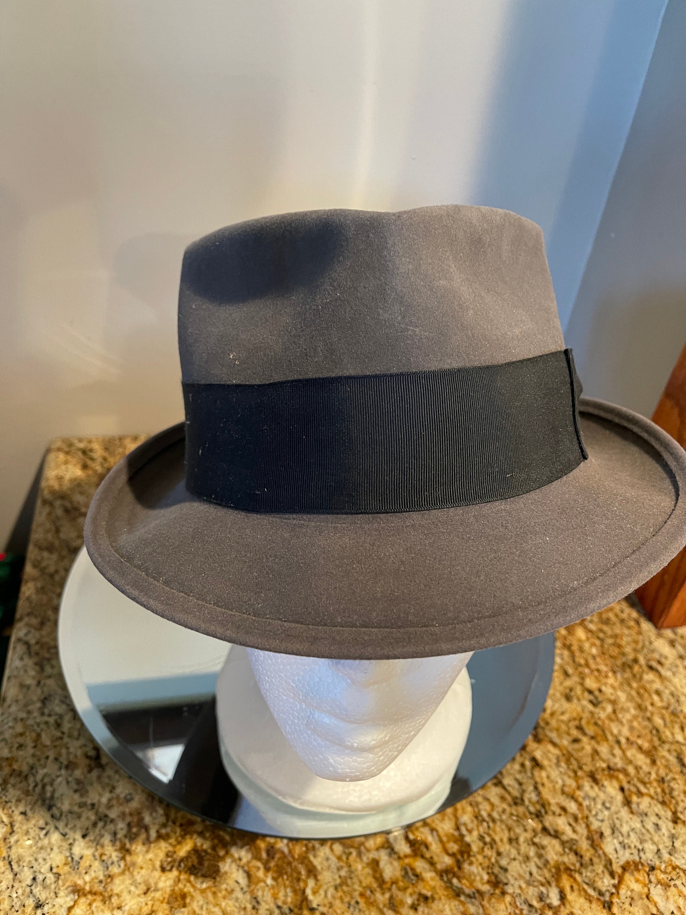 Vintage/new John B Stetson Fedora Hat - Etsy