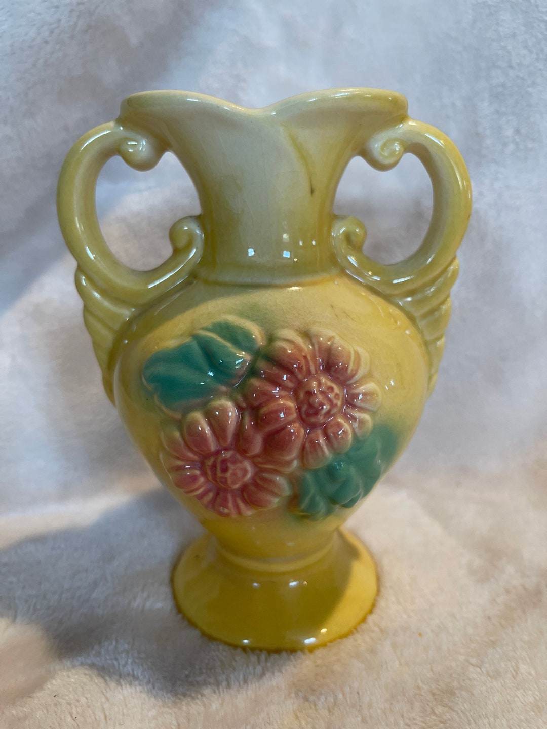Vintage USA Pottery Vase Etsy