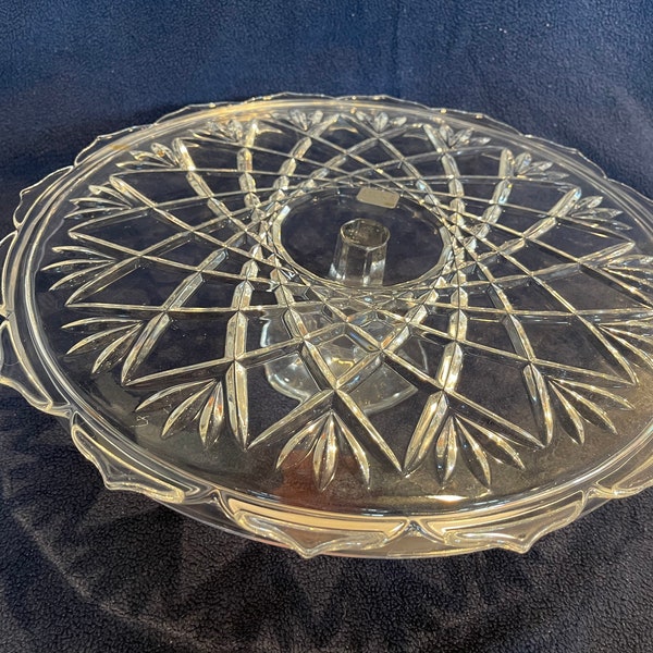 Mikasa Crystal Cake Stand