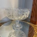 Vintage Cut Glass Compote Bowl - Etsy