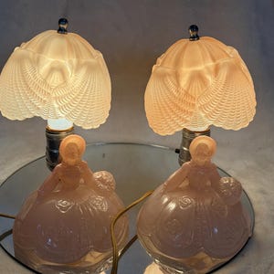 Vintage LE Smith Southern Belle Electric Lamps