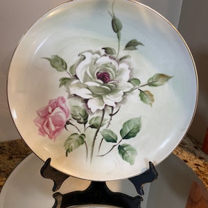Vintage Hand Painted Decorative Plate